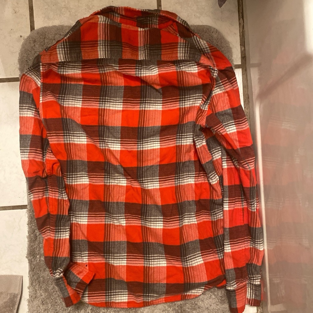 Red and Black Plaid Shirt